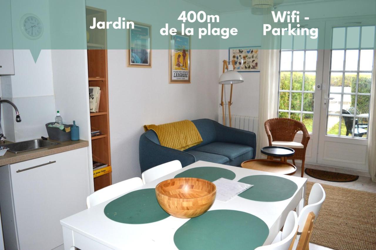 Triplex Avec Jardinet - Wifi - A 400M De La Plage Courseulles-sur-Mer Exteriör bild
